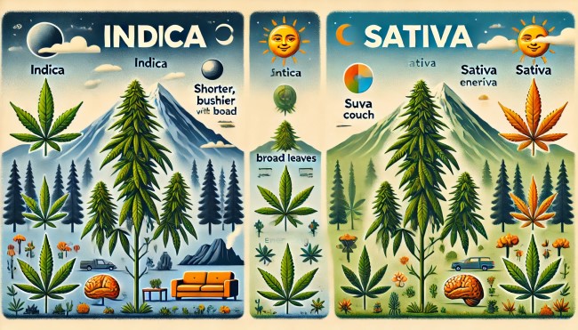 indica sativa unterschied