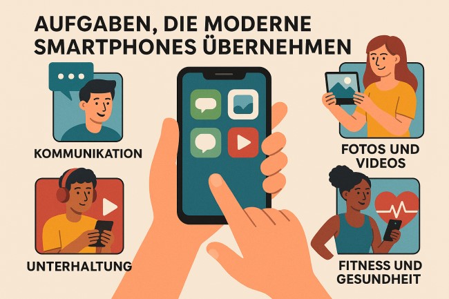 moderne Smartphones übernehmen